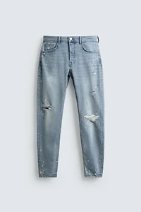 JEAN SKINNY FIT DÉCHIRÉ