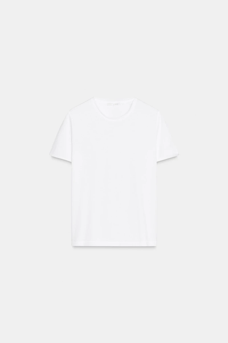 T-SHIRT DÉLAVÉ À MANCHES COURTES