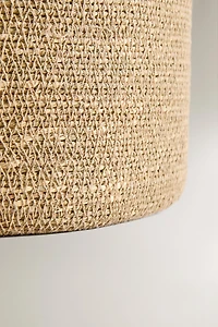 SEAGRASS BASKET WITH LID