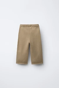 JUPE-CULOTTE EN MAILLE BRODÉE CŒURS