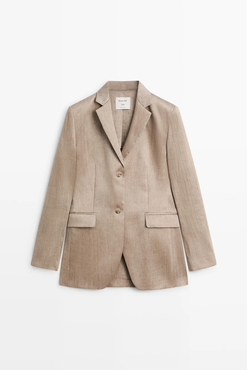Satin fluid blazer - STUDIO