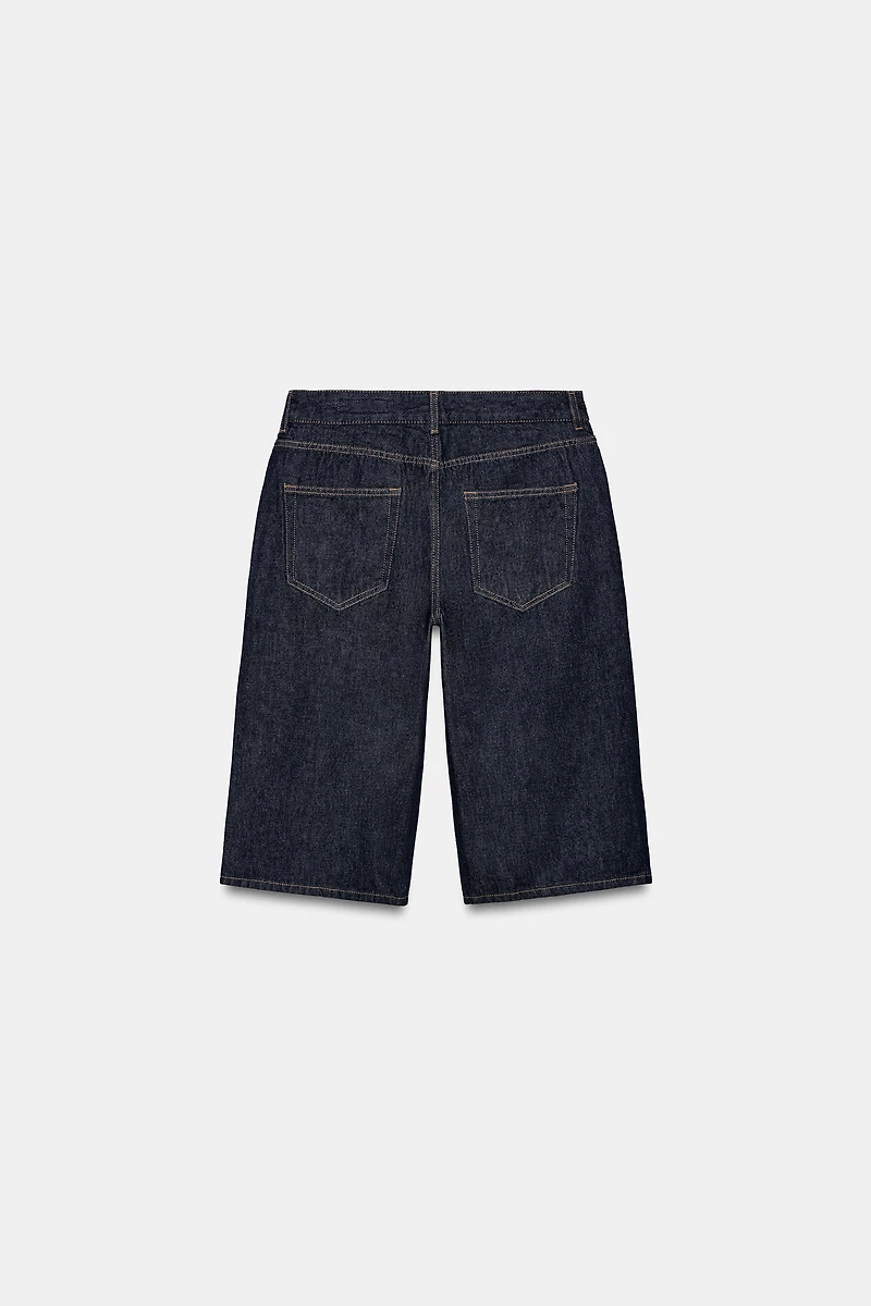MID-RISE DENIM SHORTS ZW COLLECTION