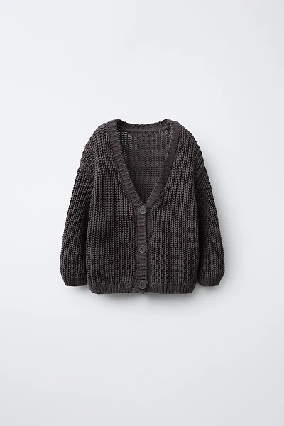 CHUNKY KNIT CARDIGAN