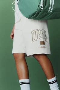 PLUSH JOGGING SHORTS