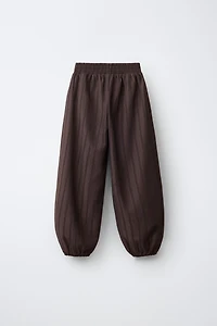 TEXTURED BLOOMER PANTS