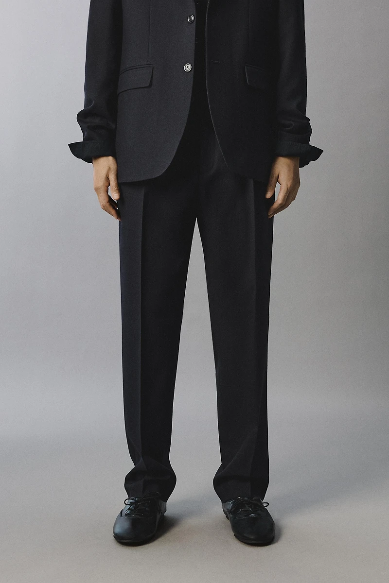 PANTALON DE COSTUME 100% LAINE