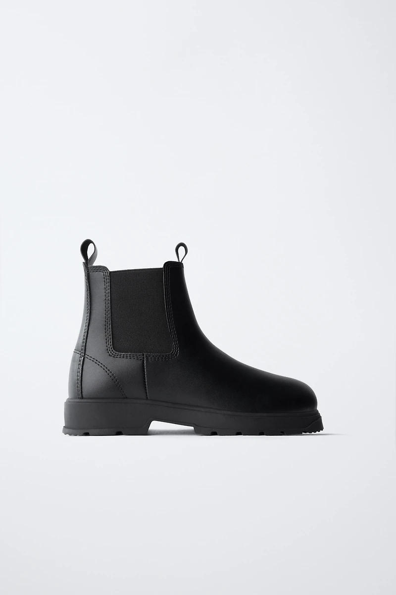 TREADED ANKLE BOOTS