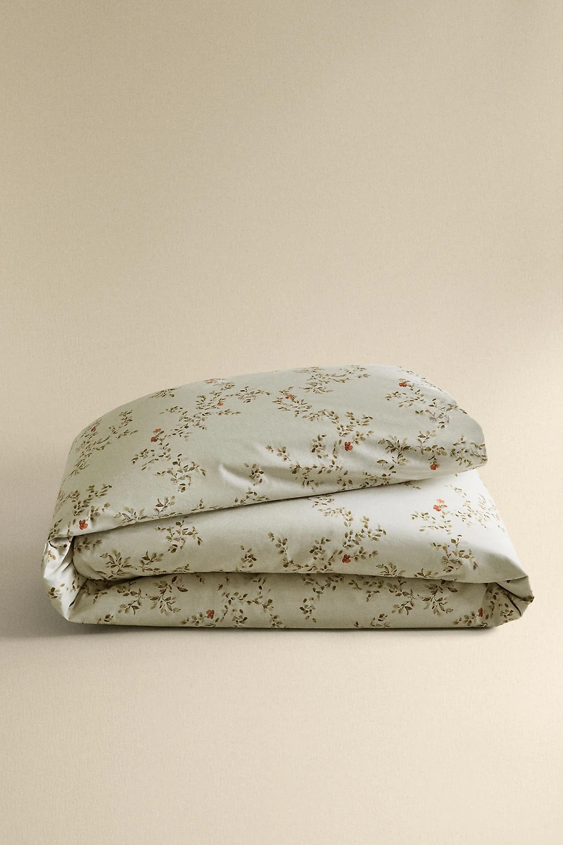LEAF PRINT DUVET COVER