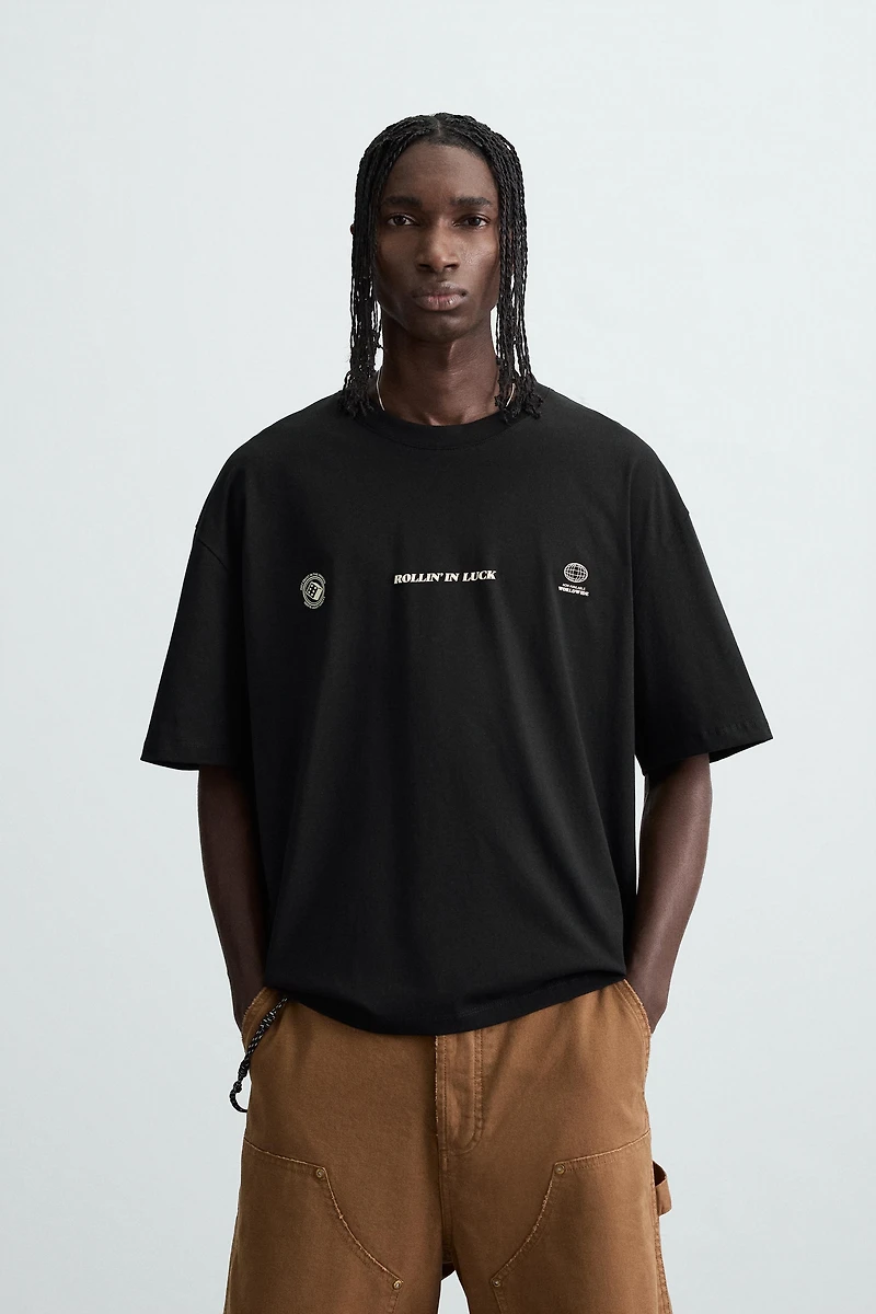 T-SHIRT À IMPRIMÉ DÉS