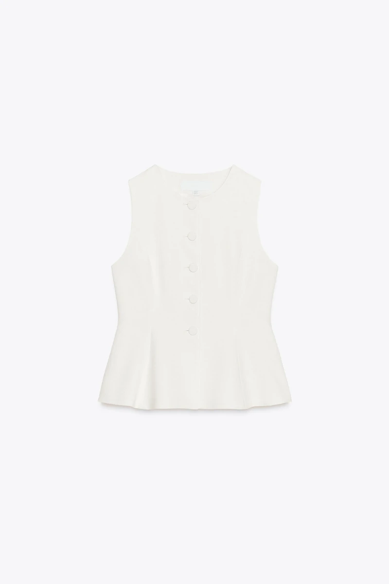 GILET PÉPLUM