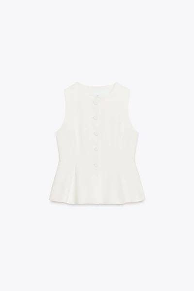 PEPLUM VEST