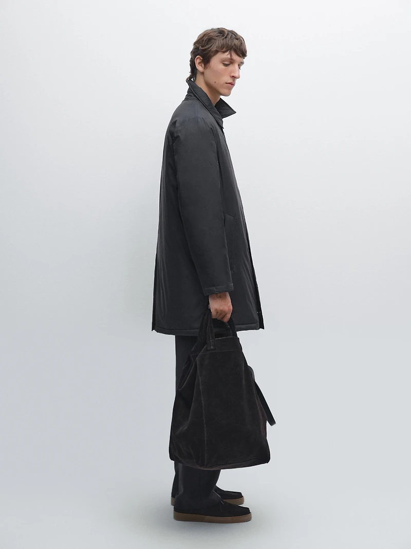 Water-repellent ultra lightweight down blend parka