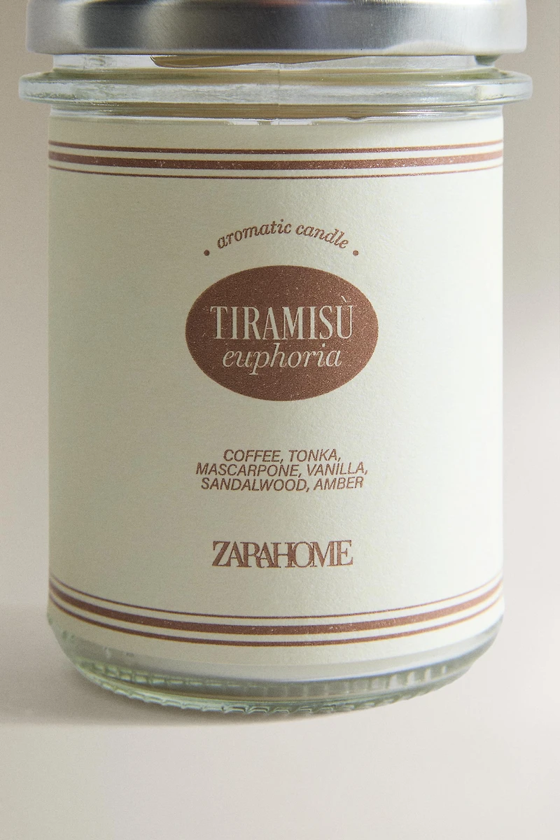 (130 G) TIRAMISU EUPHORIA SCENTED CANDLE