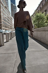 PANTALON LARGE PINCES