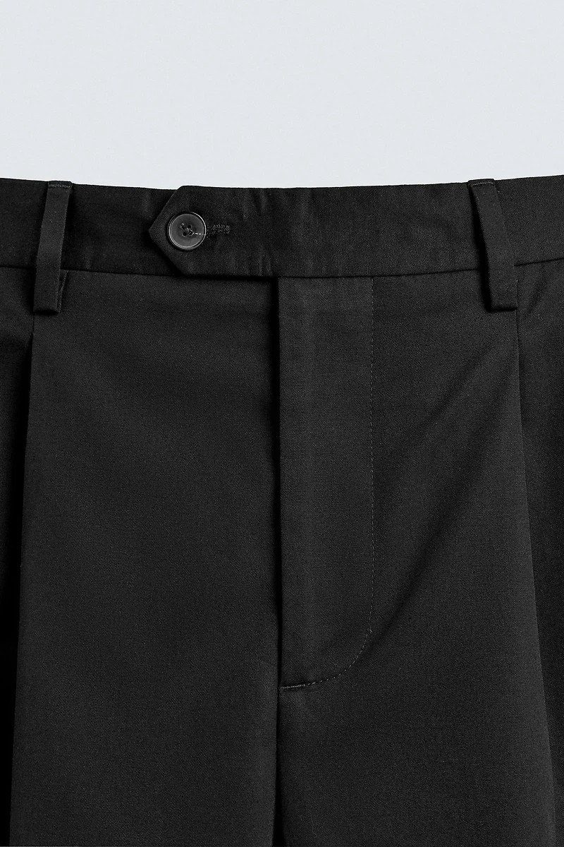 LIMITED EDITION PLEATED SUIT PANTS