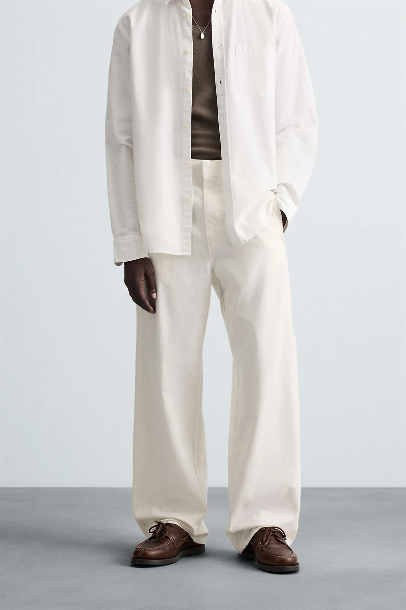 COTTON HEMP CHINO PANTS