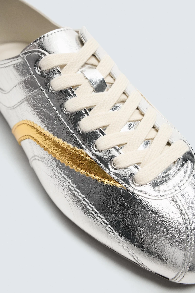 LEATHER TRAINERS HARRY LAMBERT FOR ZARA X DISNEY