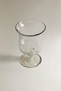 GLASS GOBLET VASE