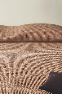 MINI WAFFLE-KNIT COTTON BEDSPREAD