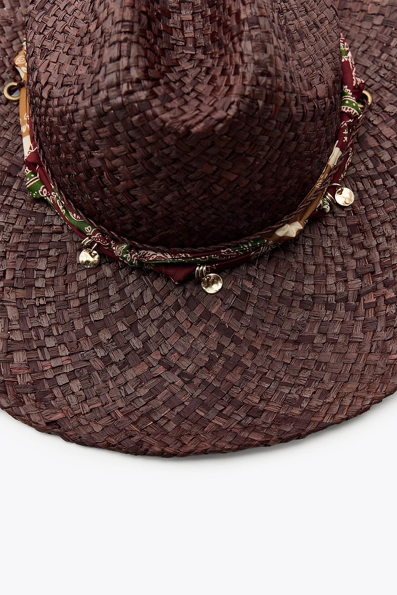 WOVEN COWBOY HAT