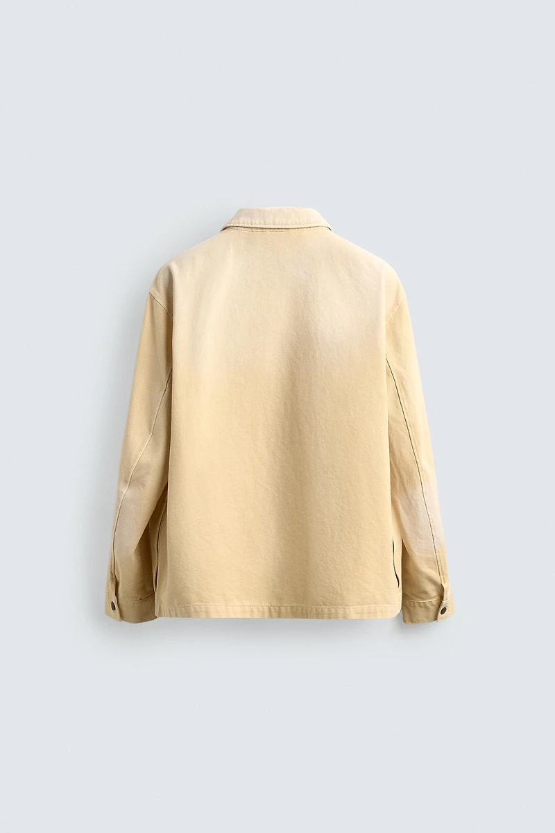 WASHED RELAXED FIT OVERSHIRT