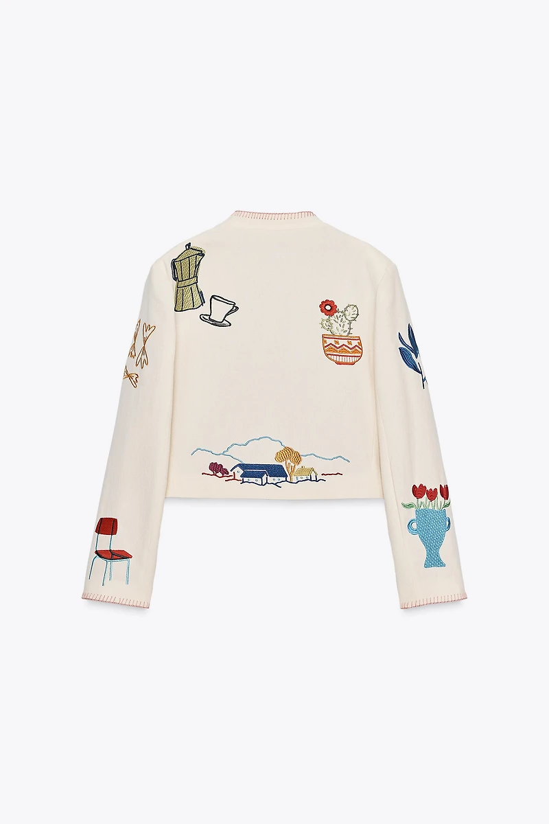 EMBROIDERED JACKET