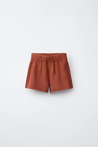 WASHED EFFECT JOGGING SHORTS