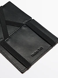Nappa leather "magic" wallet