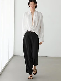 Pantalon baggy fluide