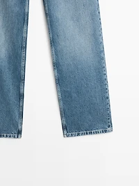 Jean straight taille basse
