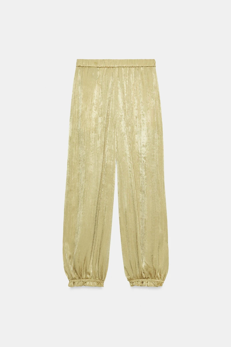 ELASTIC WAISTBAND BLOOMER PANTS