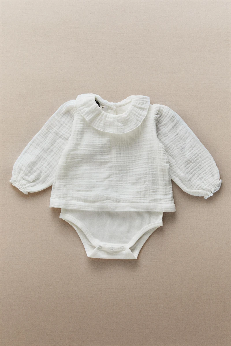 MUSLIN BABY BODYSUIT
