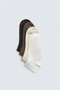 FOUR-PACK OF BASIC ANKLE SOCKS