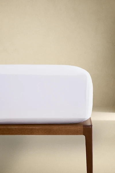 DRAP-HOUSSE COTON PERCALE | 30 CM DE HAUT (800 FILS)