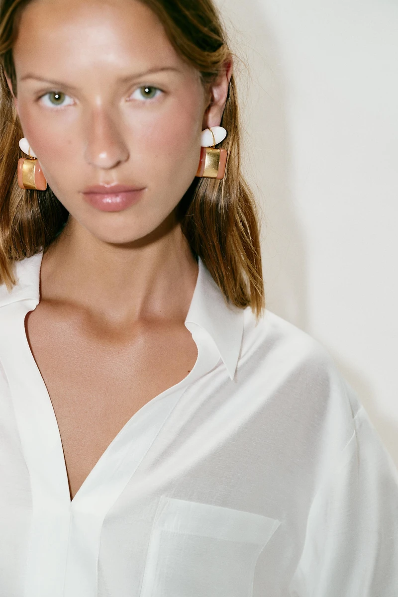 GEOMETRIC RESIN EARRINGS