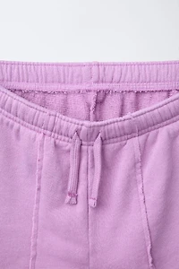 SURF WASH EFFECT STRAIGHT BERMUDA SHORTS