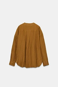 100% LINEN STRIPED SHIRT