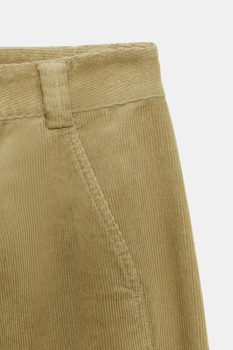 CORDUROY BARREL PANTS