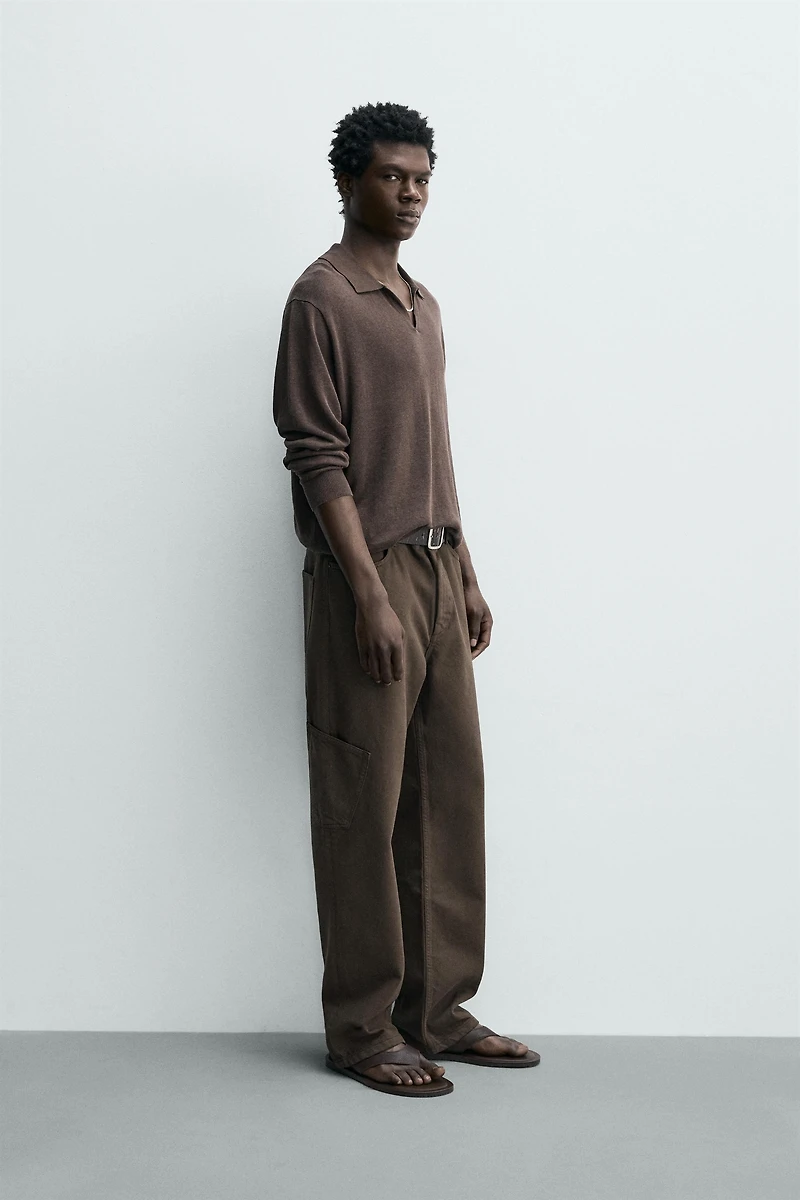 STRAIGHT FIT CARGO PANTS