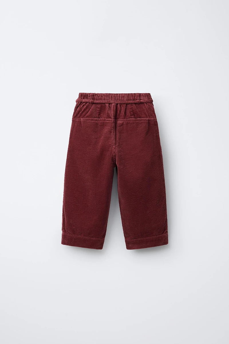 CORDUROY BAGGY PANTS
