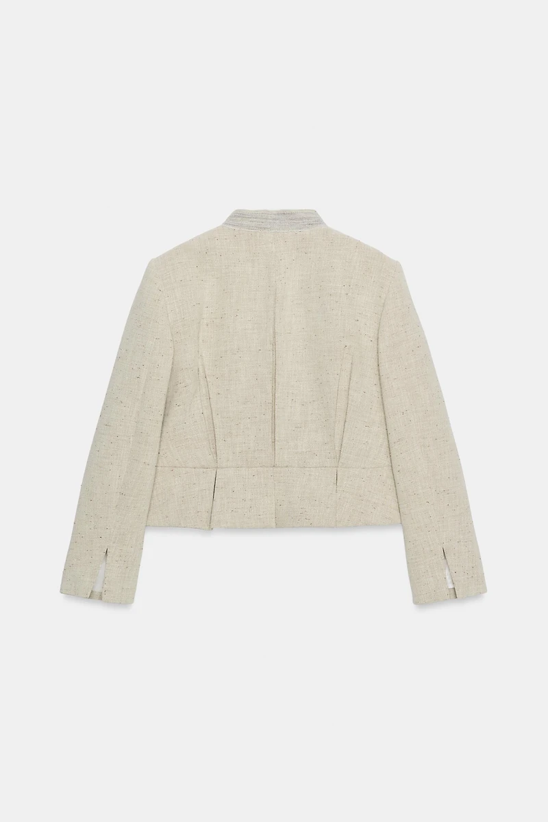 PLEATED BLAZER ZW COLLECTION