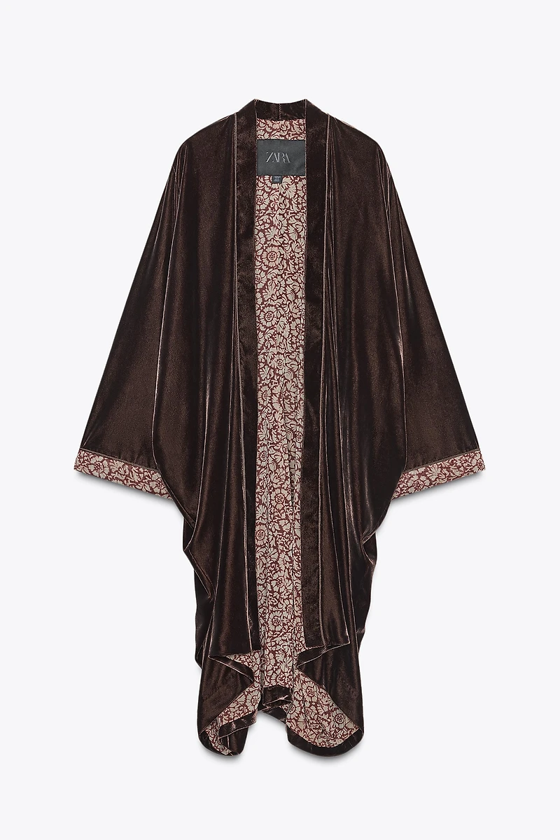 KIMONO EN VELOURS ZW COLLECTION