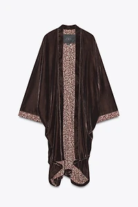 KIMONO EN VELOURS ZW COLLECTION