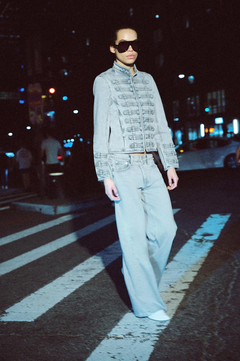 ZW COLLECTION TAILORED DENIM JACKET