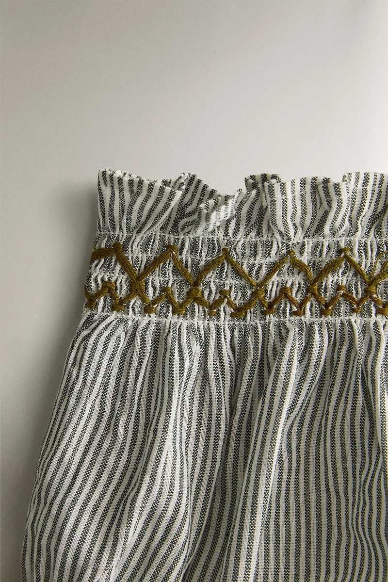 STRIPED BABY BLOOMERS