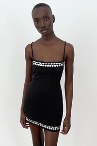 STUDDED MINI DRESS