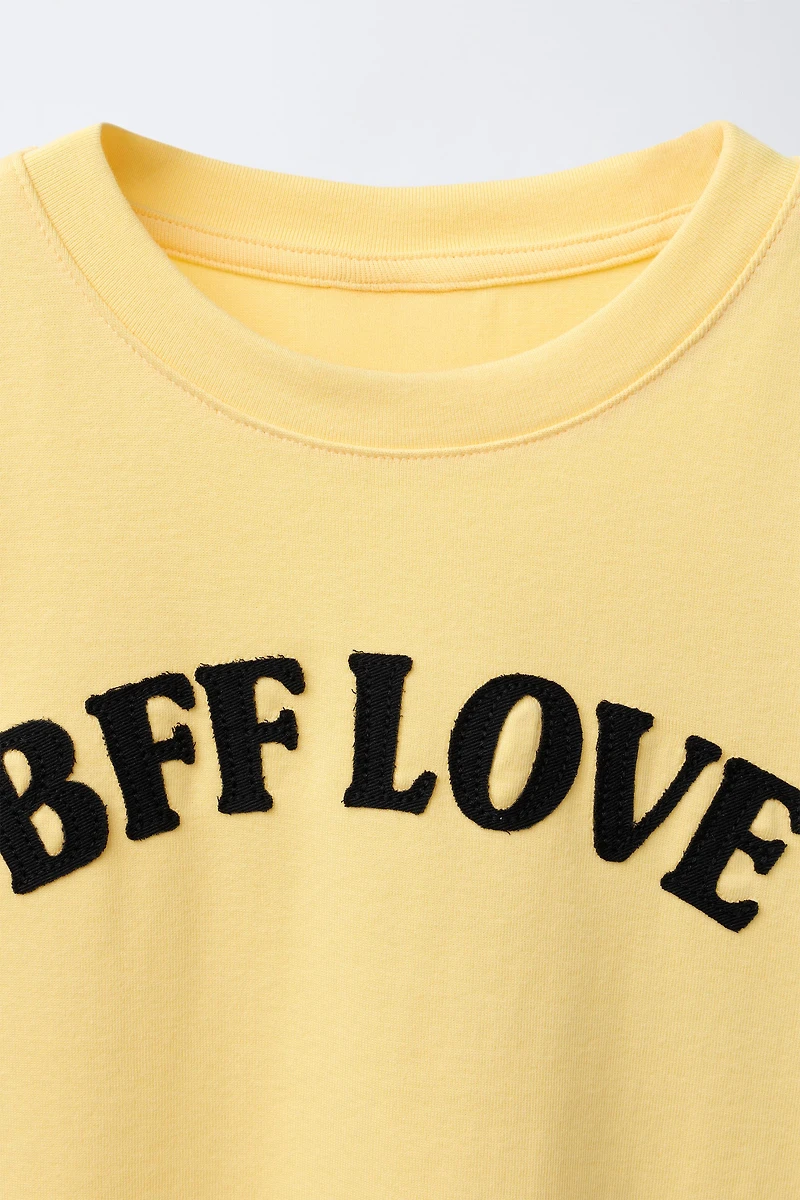 TEXT PATCH T-SHIRT