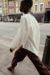 BLOUSE RAYÉE RUSTIQUE