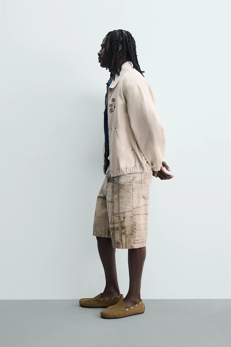 BLOUSON COUPE DÉCONTRACTÉE AVEC PIÈCES