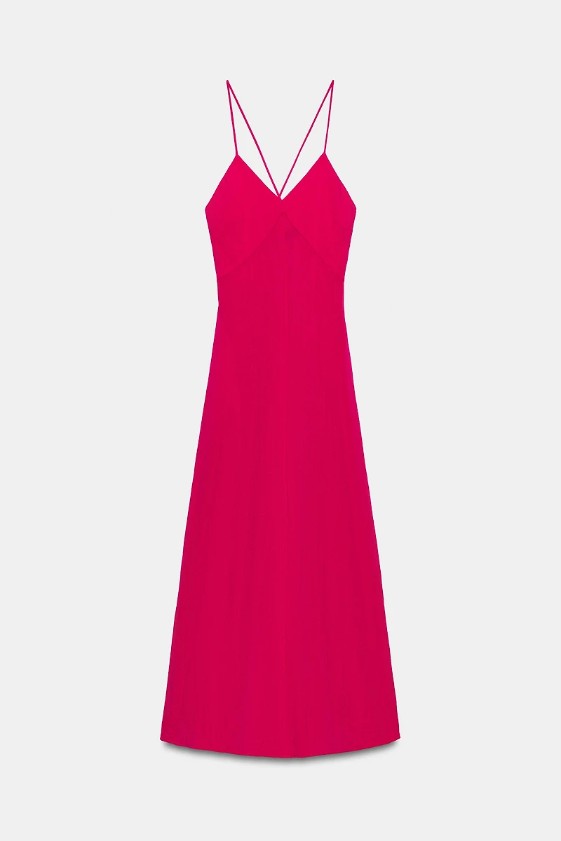 STRAPPY MIDI DRESS